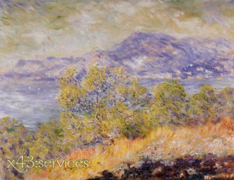 Claude Monet - Ansicht nahe Ventimiglia